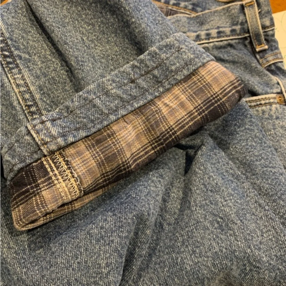 Carhartt Mens B172 DST Flannel Lined Denim Jeans Relaxed‎ Fit Medium Wash 40x32